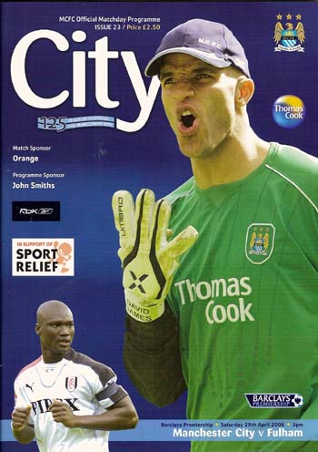 Manchester City FC v Fulham FC